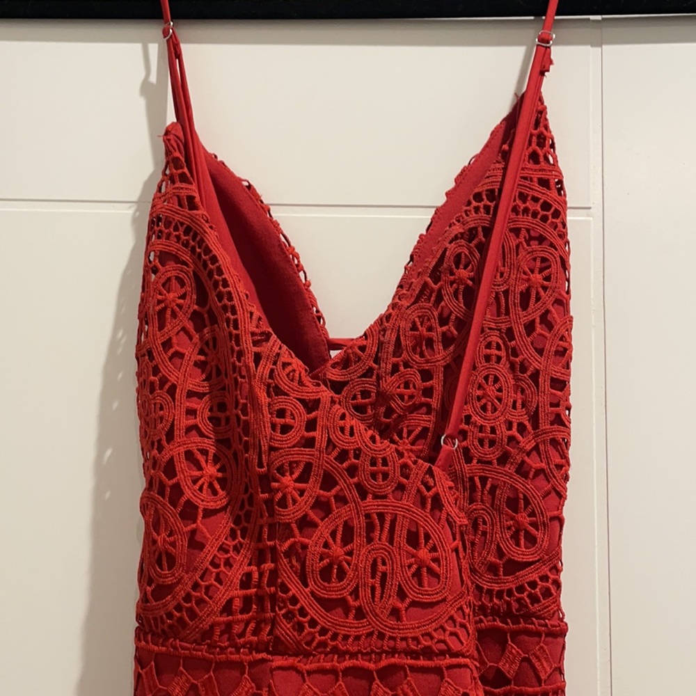 Red lovers & friends dress - Picture 3 of 5